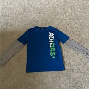 Boys long sleeve silky shirt